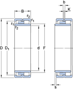 Immagine per la categoria Cuscinetti a rulli cilindrici, a due corone, Super-precision