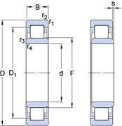 Immagine per la categoria Cuscinetti a rulli cilindrici INSOCOAT, a una corona